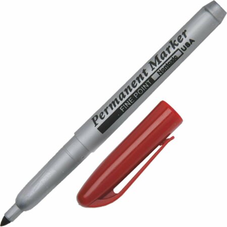 MADE-TO-STICK 752001 Permanent Marker  Fine Point - Red MA3746266